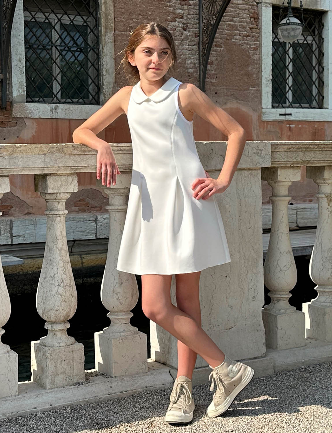 Children's Mini Dune Dress with Collar