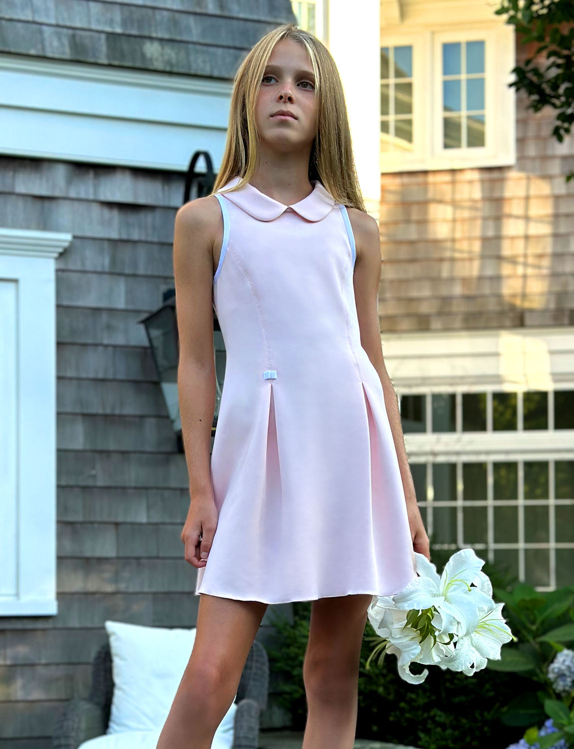 Children's Mini Dune Dress with Collar