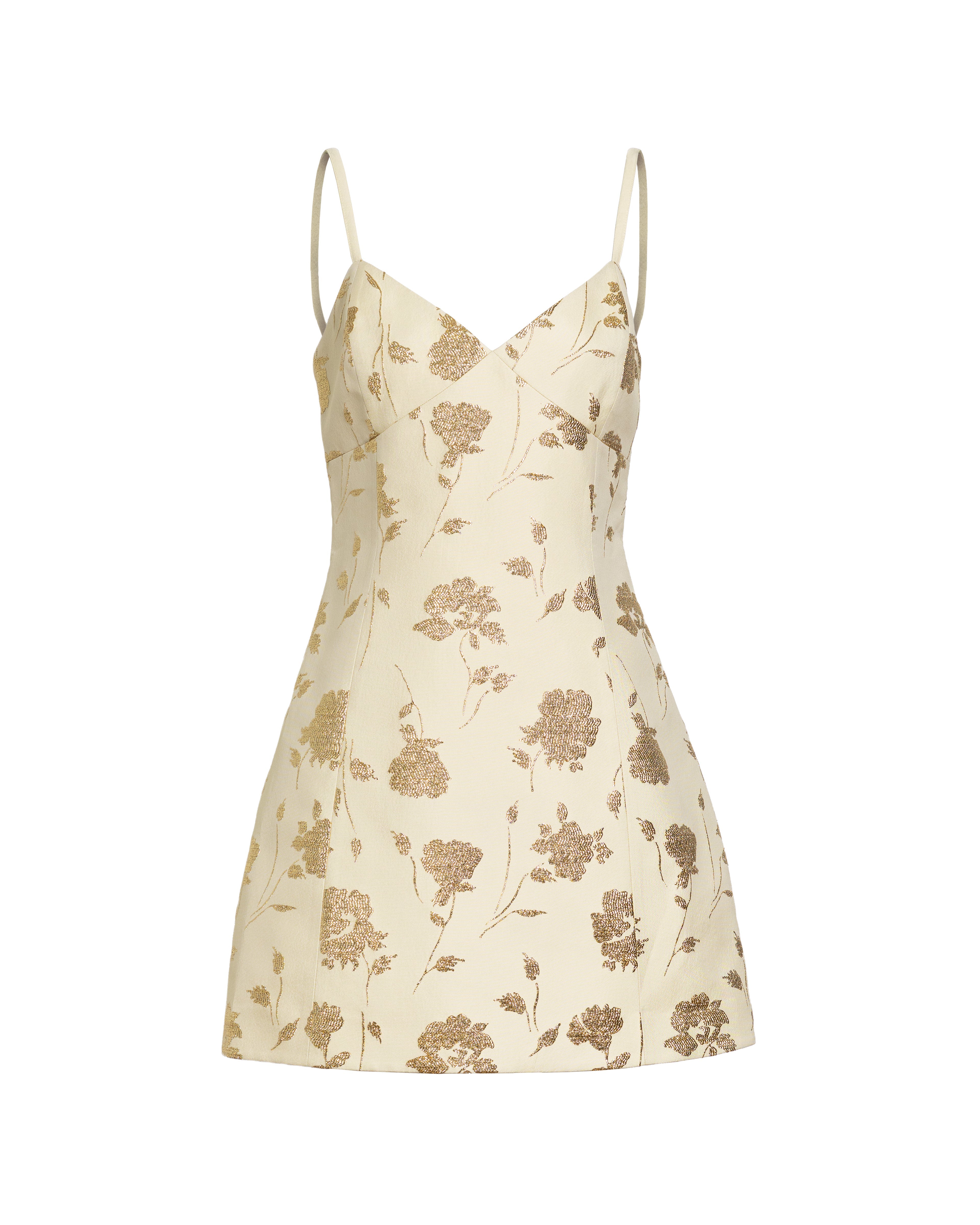 Mini Isabelle Dress in Light Lemon Multi