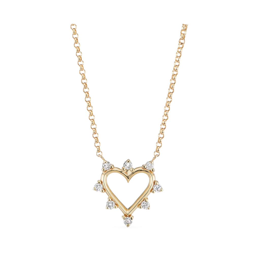 Mini Open Heart Necklace
