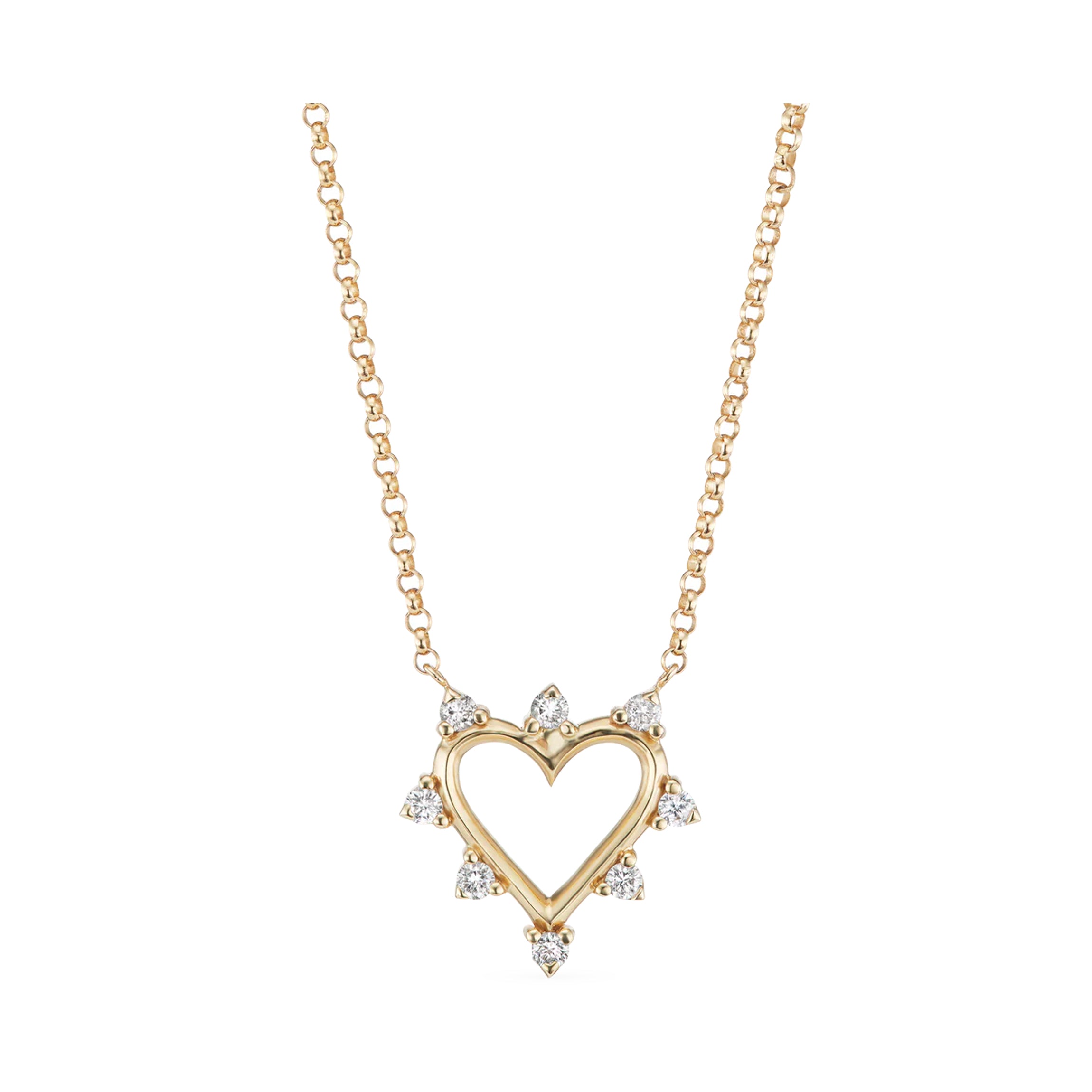 Mini Open Heart Necklace