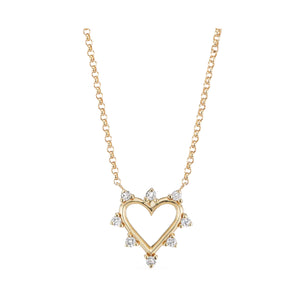 Mini Open Heart Necklace