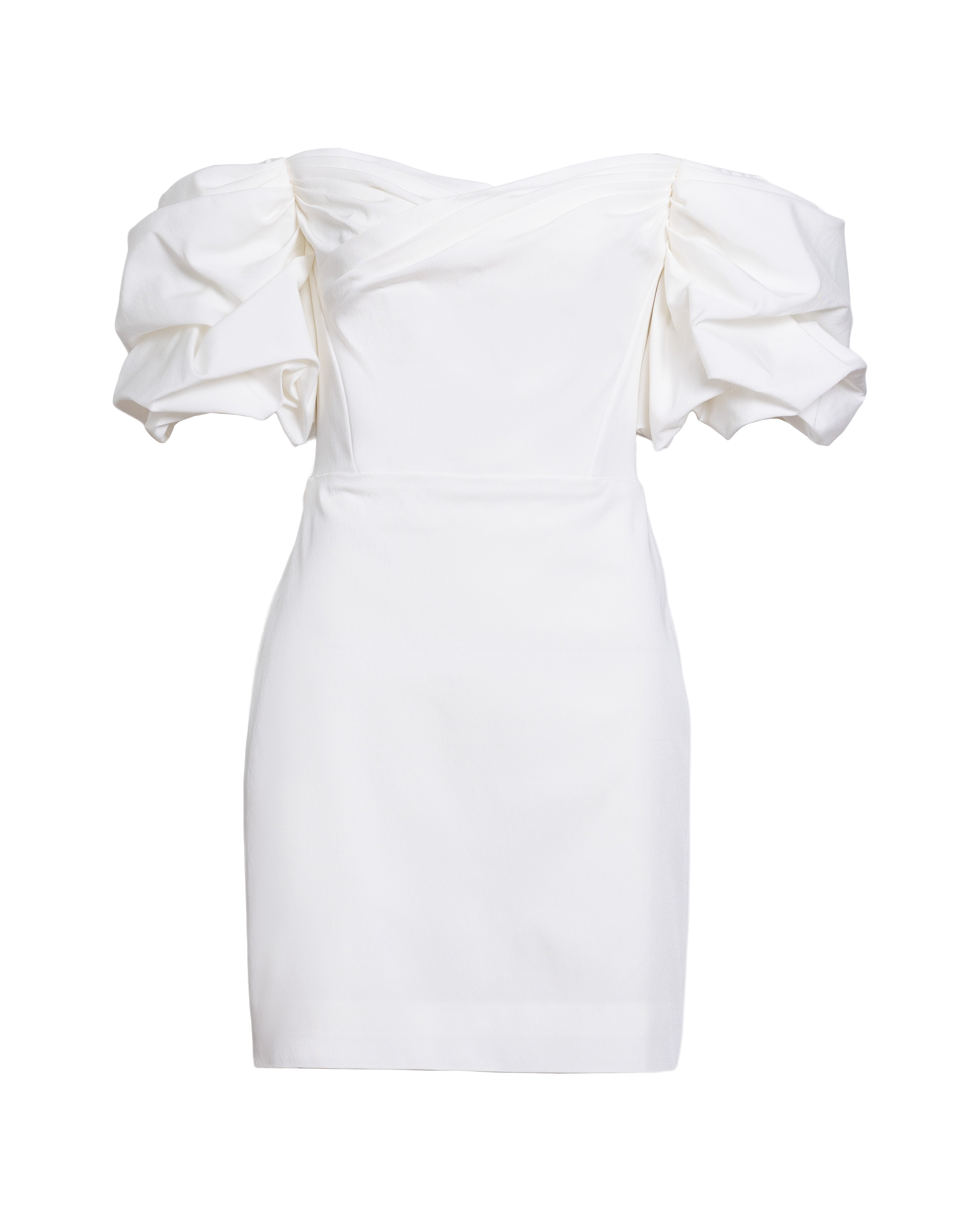 Mini Tess Dress in Ivory