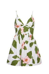 Miro Mini Dress in Lotus Ivory