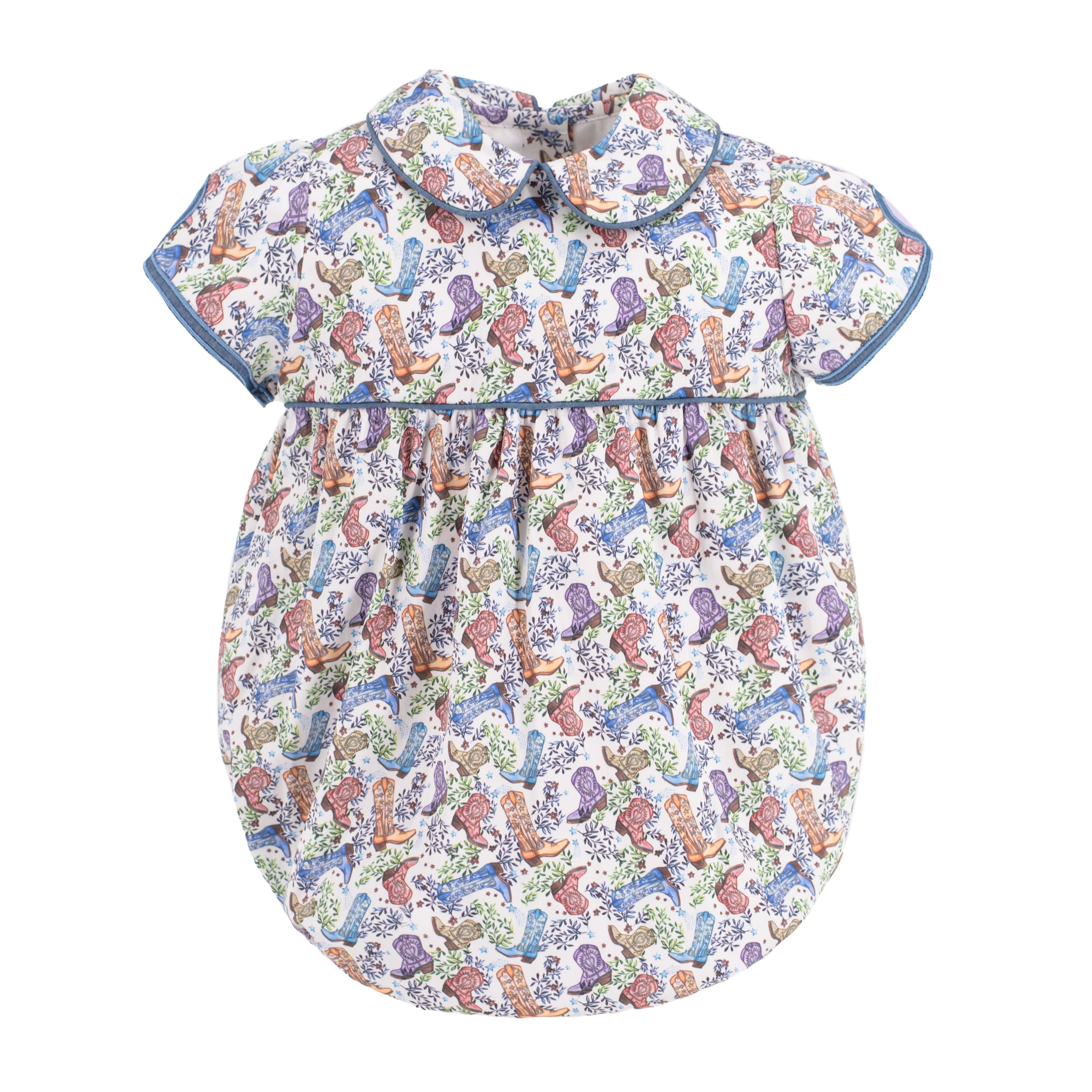 Sarita Girl Bubble in Boots Print