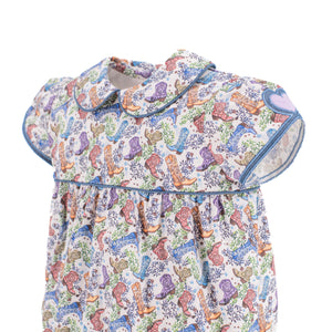Sarita Girl Bubble in Boots Print
