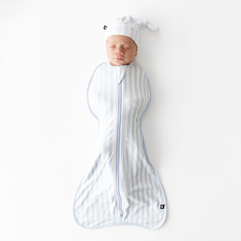 0.5 TOG Swaddle Bag in Small Mist Stripe
