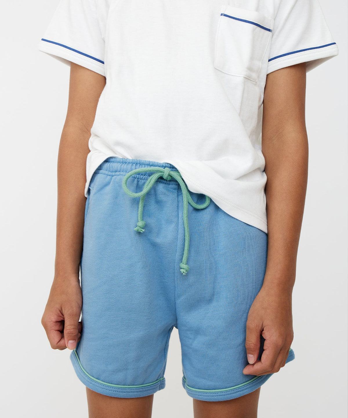 Bailey Short in Dusty Blue