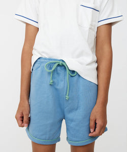 Bailey Short in Dusty Blue