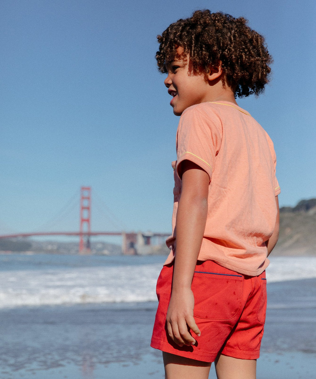 Bingo Short in Tomato