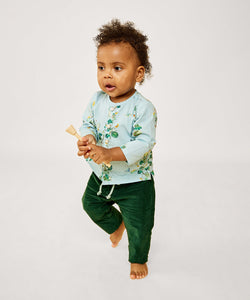 Bowie Baby Pant in Forest Corduroy