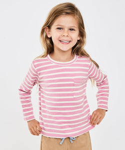 Edward T-Shirt in Rose Stripe