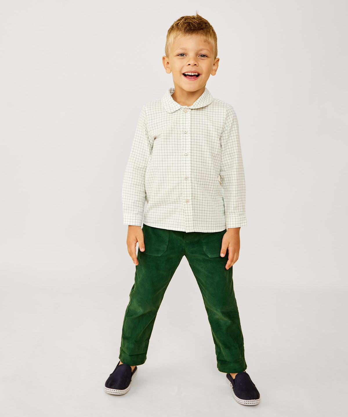 Grow Pant in Forest Corduroy