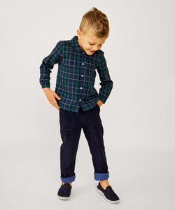 Grow Pant in Navy Corduroy