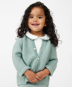 Pat Baby Jacket in Seafoam