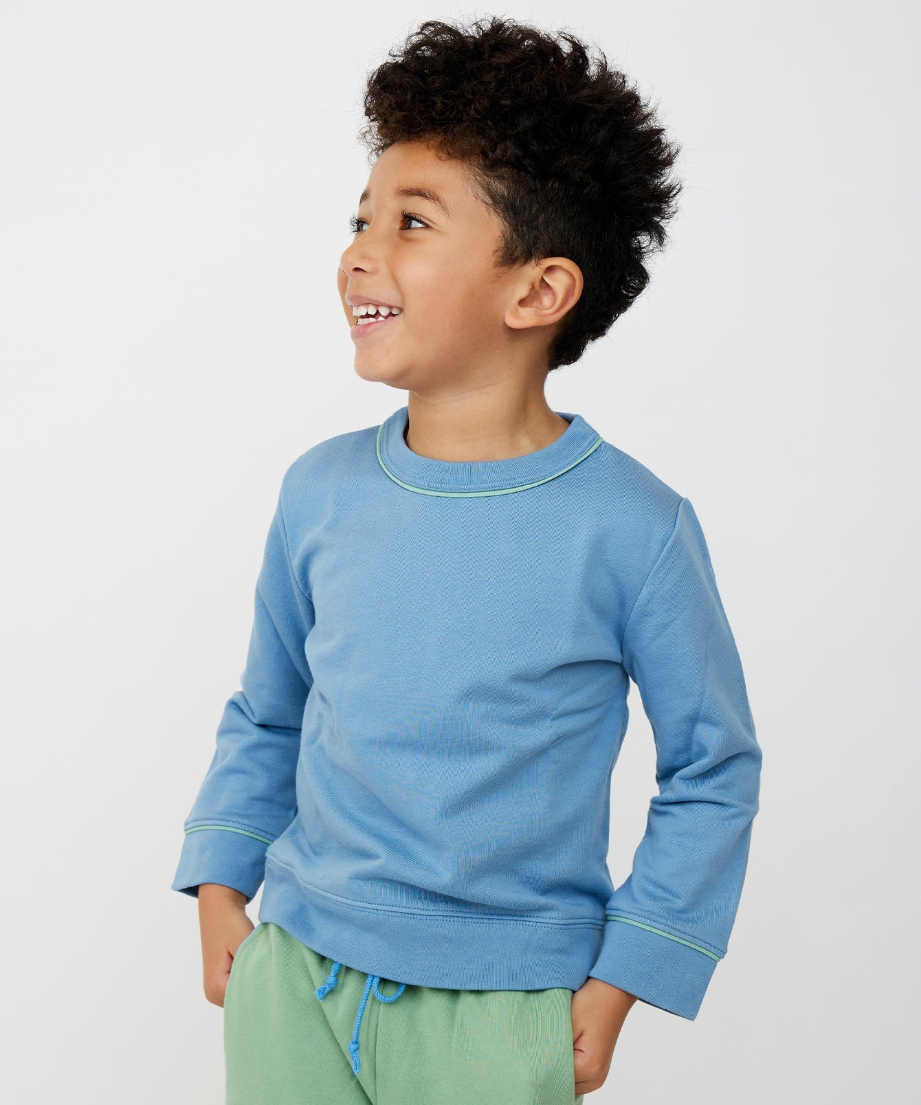 Remy Sweatshirt in Dusty Blue