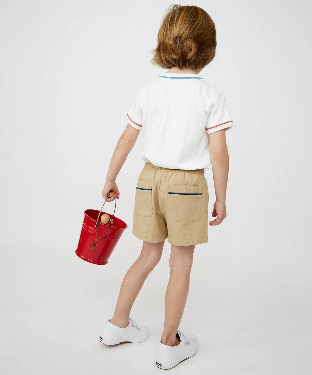 Willie T-Shirt in Tri Piping