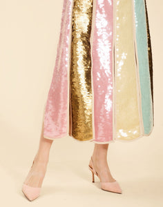 Monte Carlo Midi Dress in Baroque Sequin
