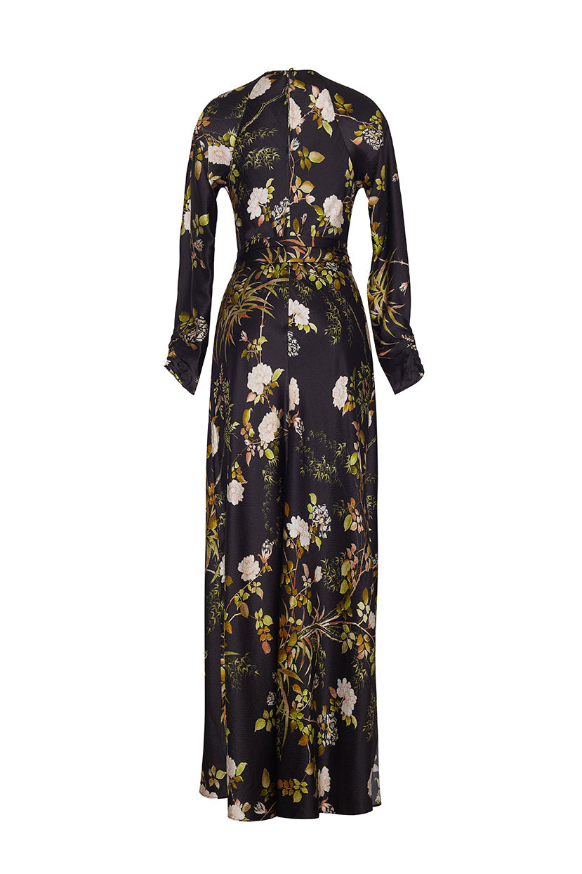 Montgomery Dress in Alfine Gardens Black