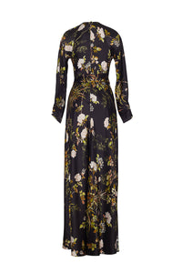 Montgomery Dress in Alfine Gardens Black