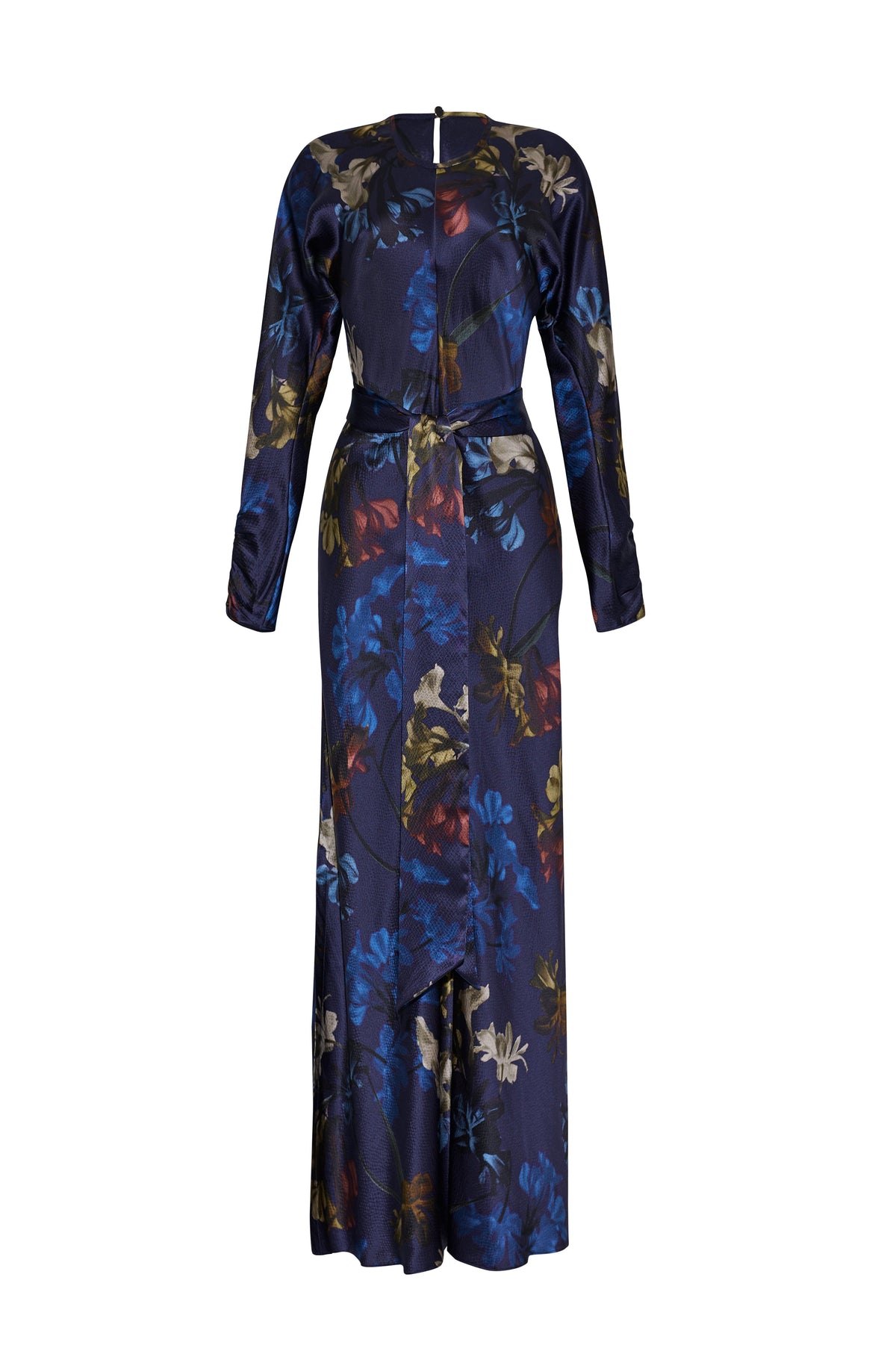 Montgomery Dress in Elysian Flora Navy