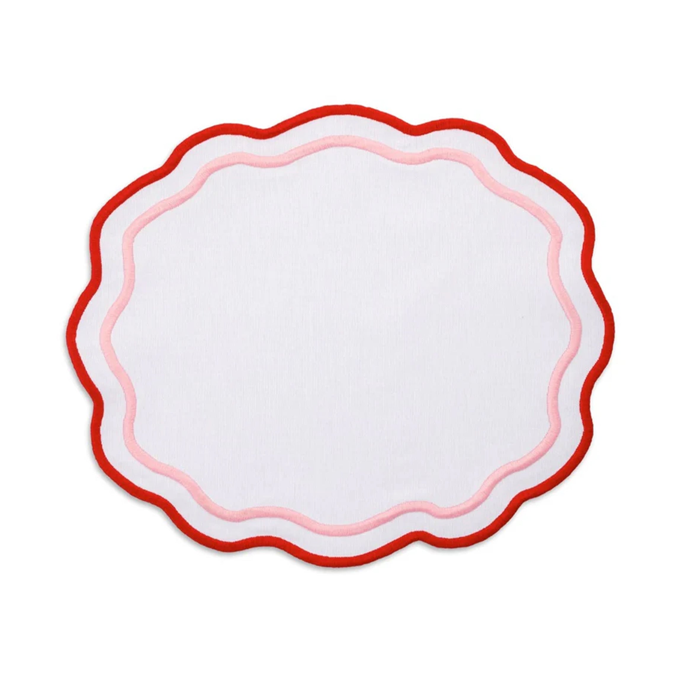 Morgan Placemat and Napkin Set in Pink