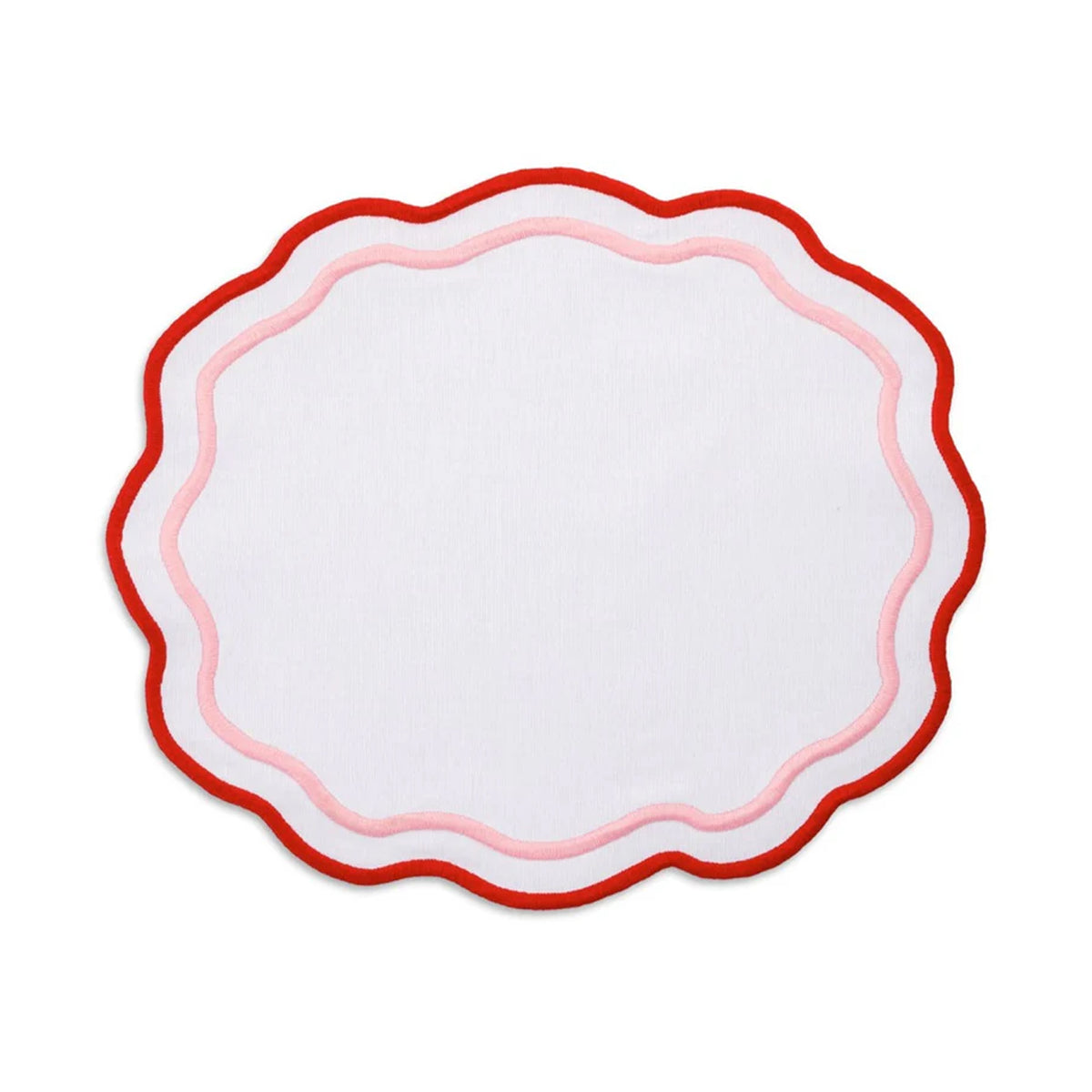 Morgan Placemat and Napkin Set in Pink