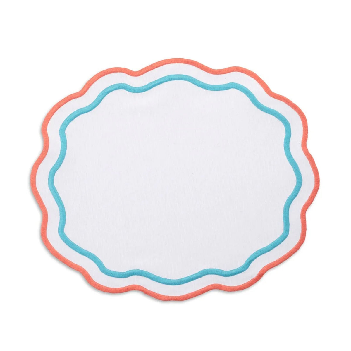 Morgan Placemat and Napkin Set in Turquoise