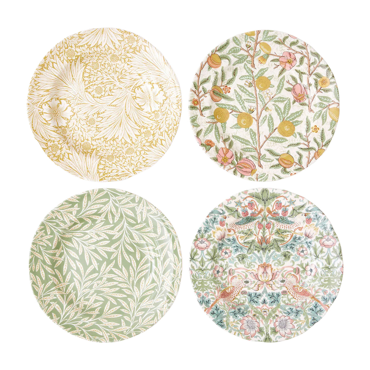 Morris & Co. 9" Plates, Set of 4