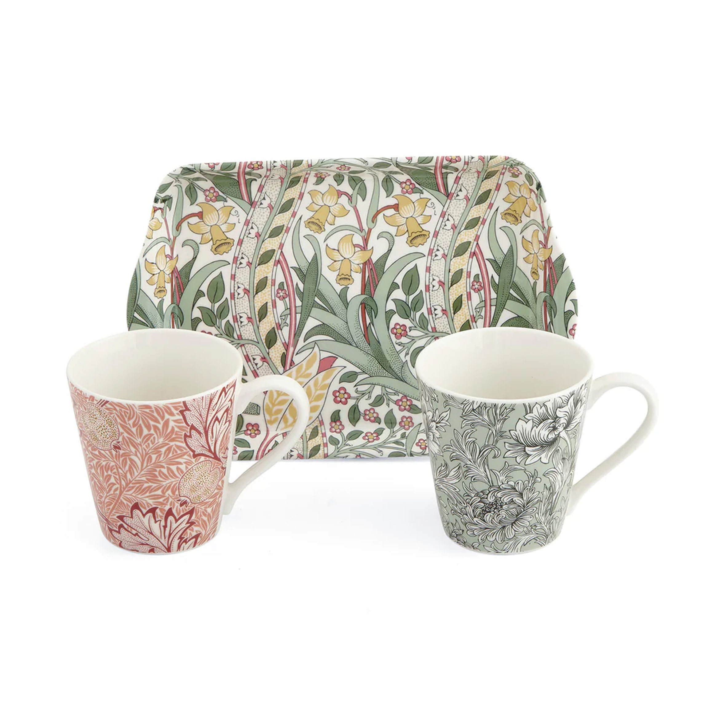 Morris & Co. Mug & Tray Set