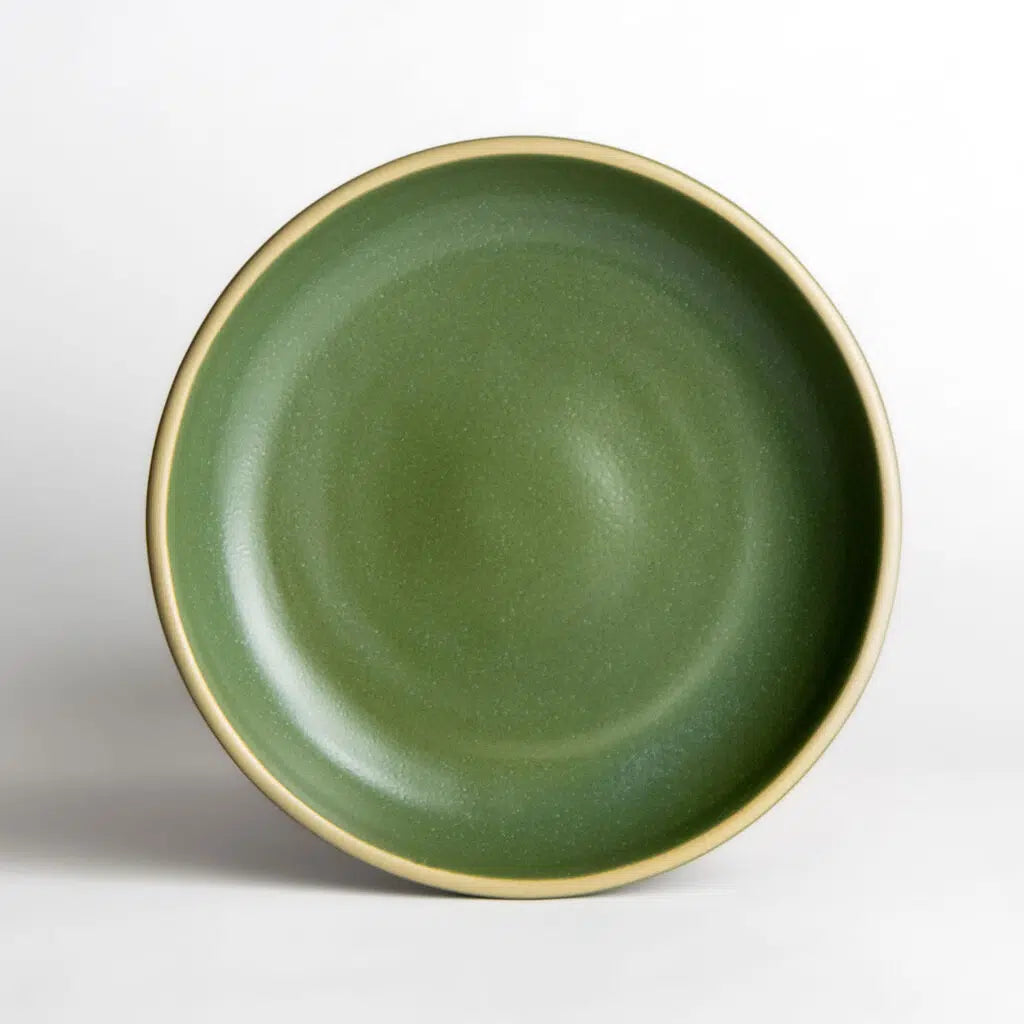 Brookline Shallow Bowls (Field of Iris)