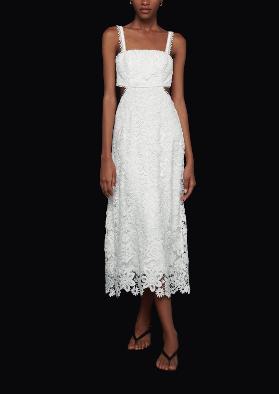 Moss Maxi Dress in White