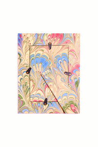 Hand-Marbled Picture Frame 4x6 in Multicolor