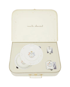 My First Crockery Suitcase Set in Crest