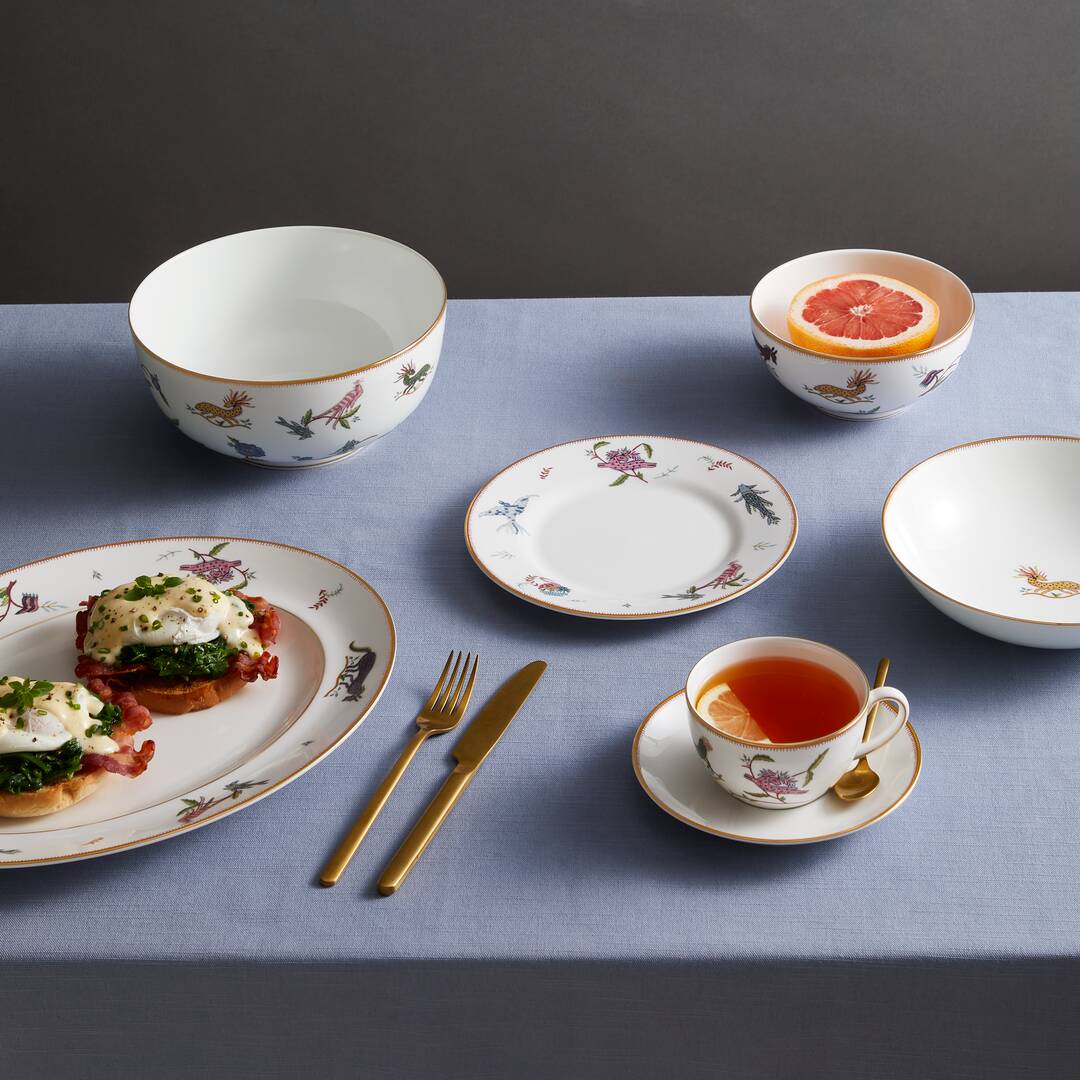 Kit Kemp Mythical Creatures Teacup & Saucer, 6 oz