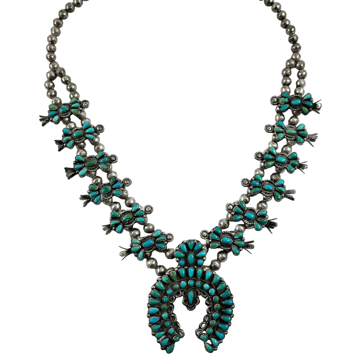 Petite Vintage Petit Point Necklace