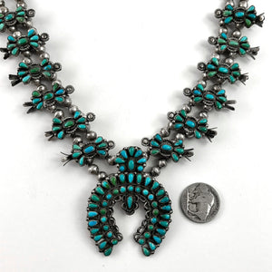Petite Vintage Petit Point Necklace