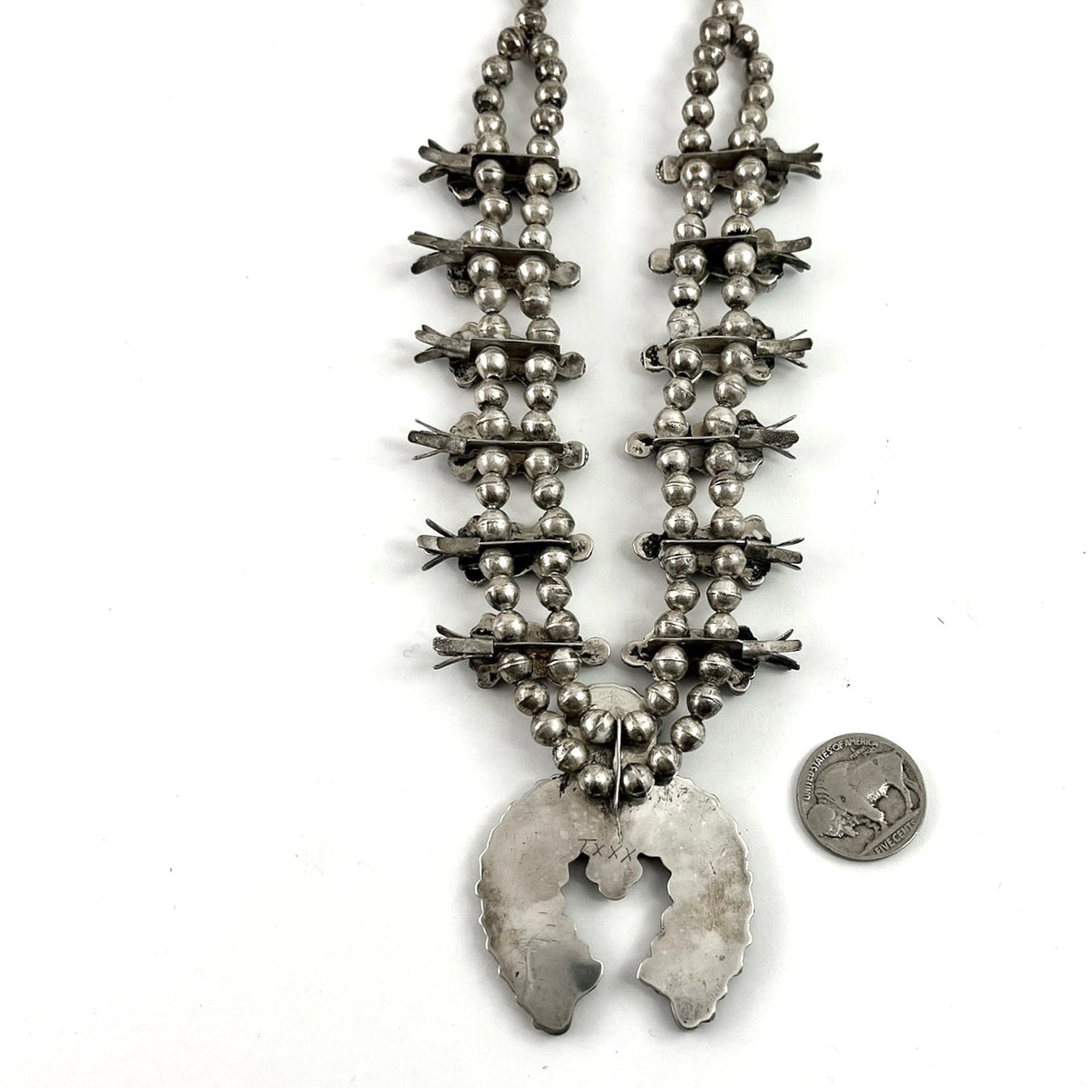 Petite Vintage Petit Point Necklace