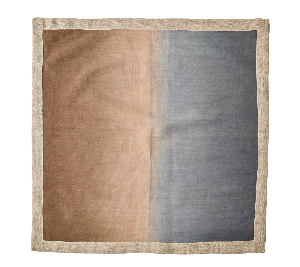 Dip Dye Napkin in Beige, Taupe & Gray, Set of 4