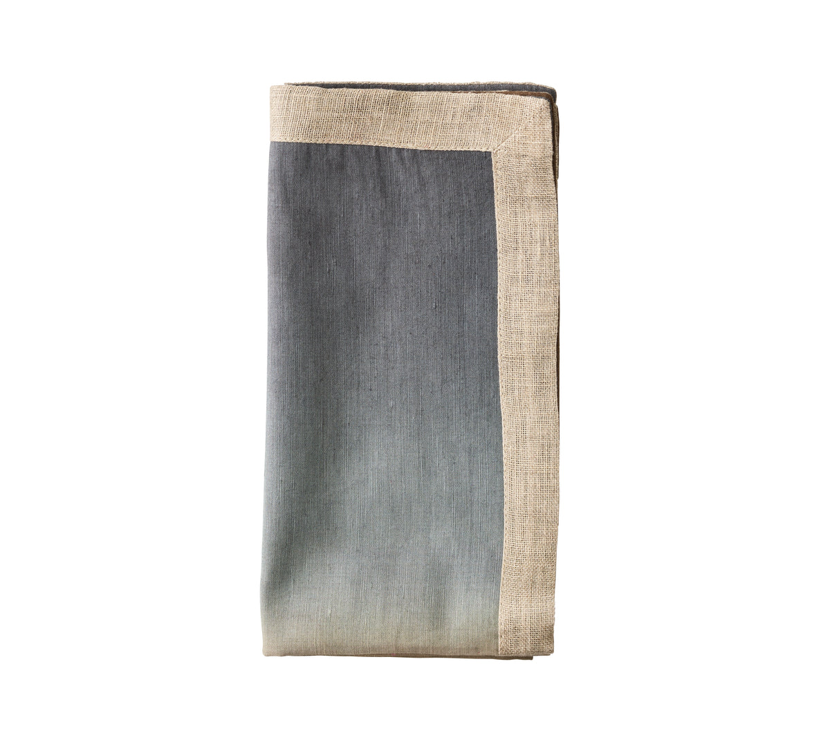 Dip Dye Napkin in Beige, Taupe & Gray, Set of 4