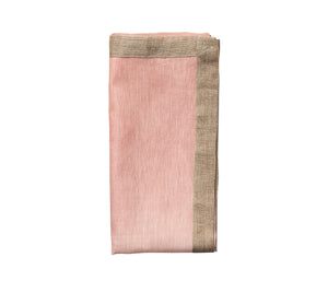 Dip Dye Napkin in Blush & Gold, Set of 4