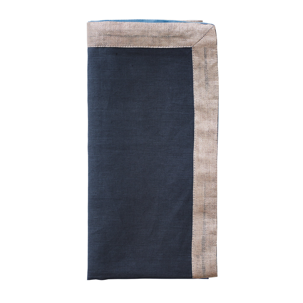Dip Dye Napkin in Navy & Blue, Set of 4