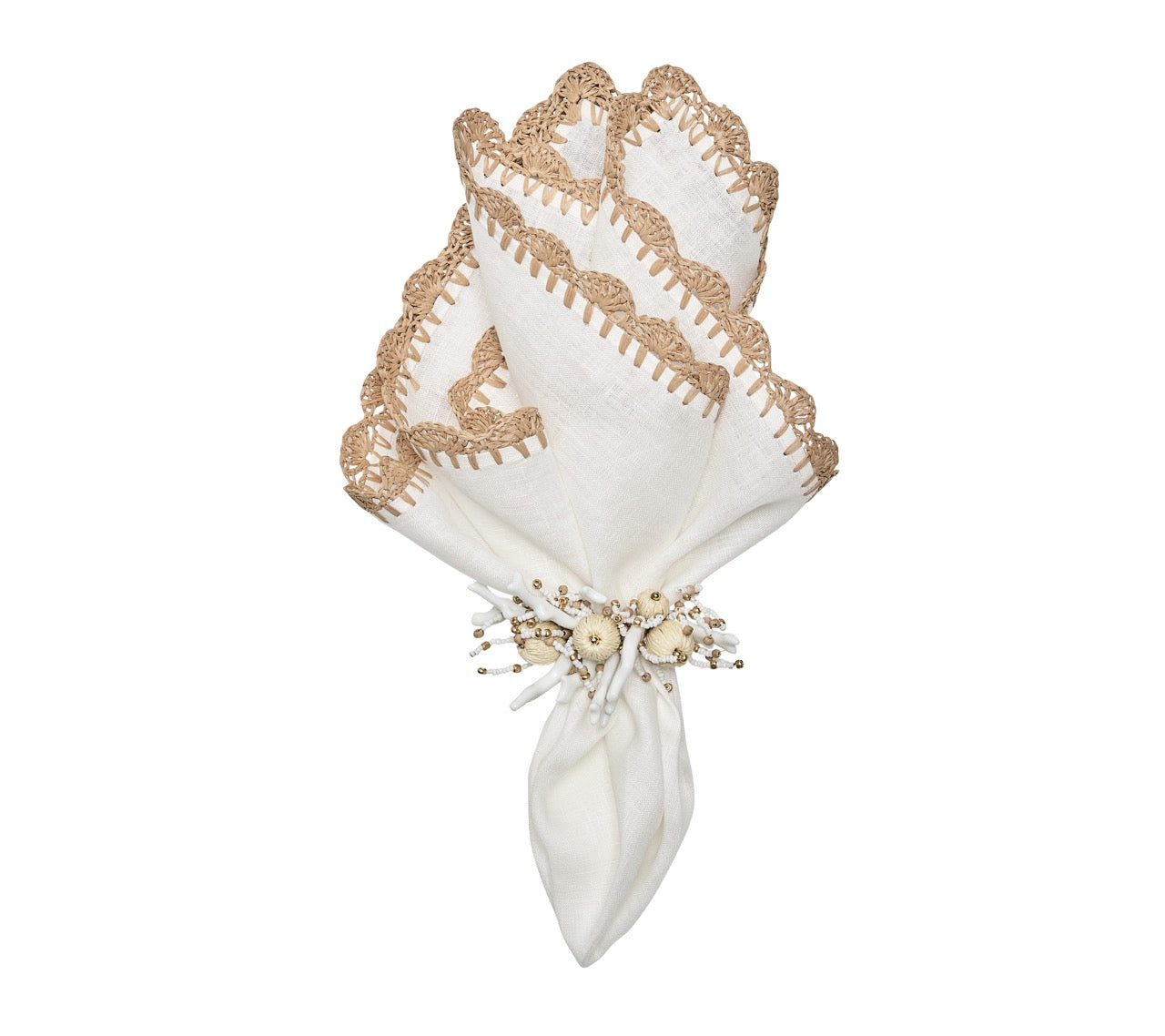 Shell Edge Napkins, Set of 4