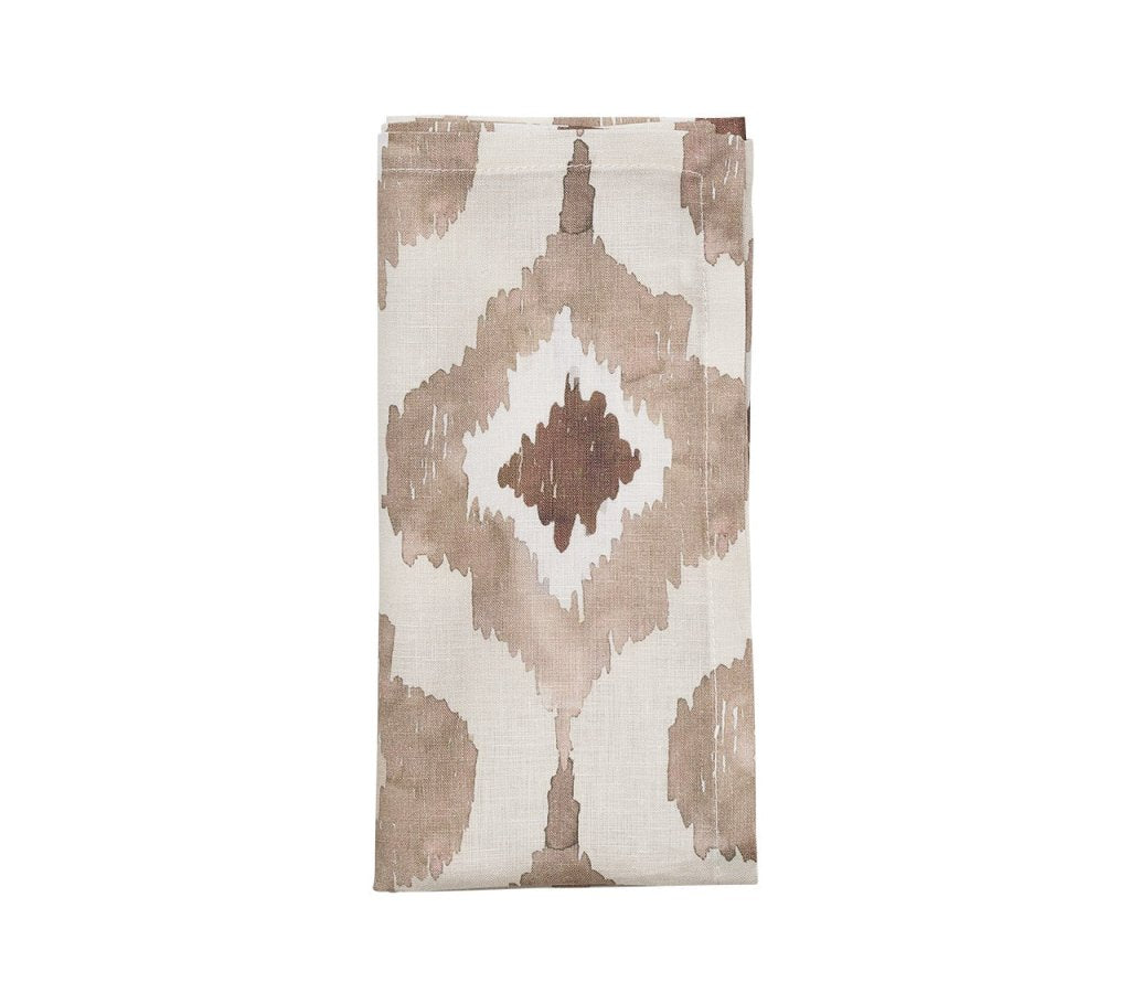 Kim Seybert, Inc.Watercolor Ikat Napkin in Taupe, Set of 4Napkins