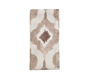 Kim Seybert, Inc.Watercolor Ikat Napkin in Taupe, Set of 4Napkins