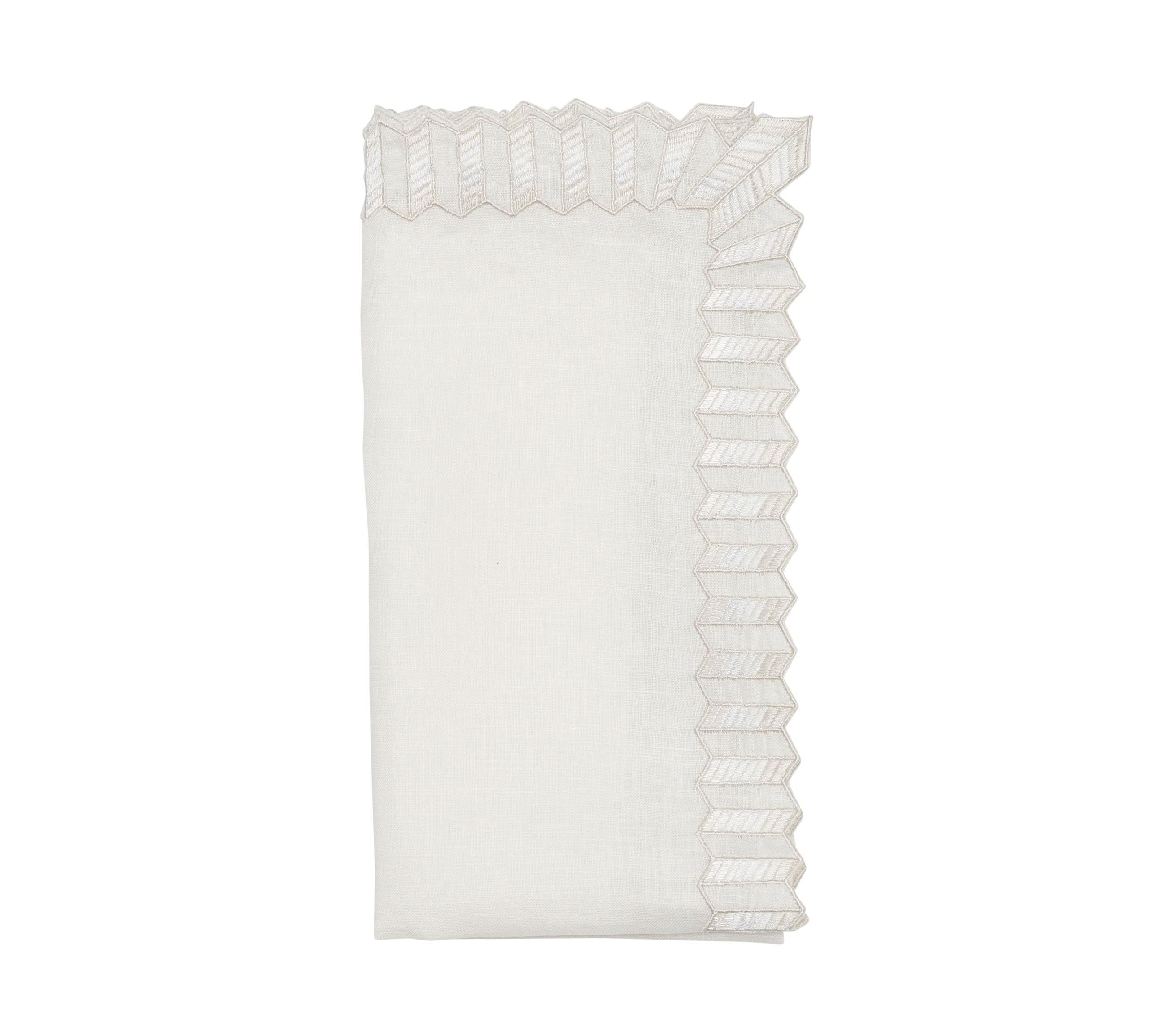 Lumina Napkin in White, Set of 4