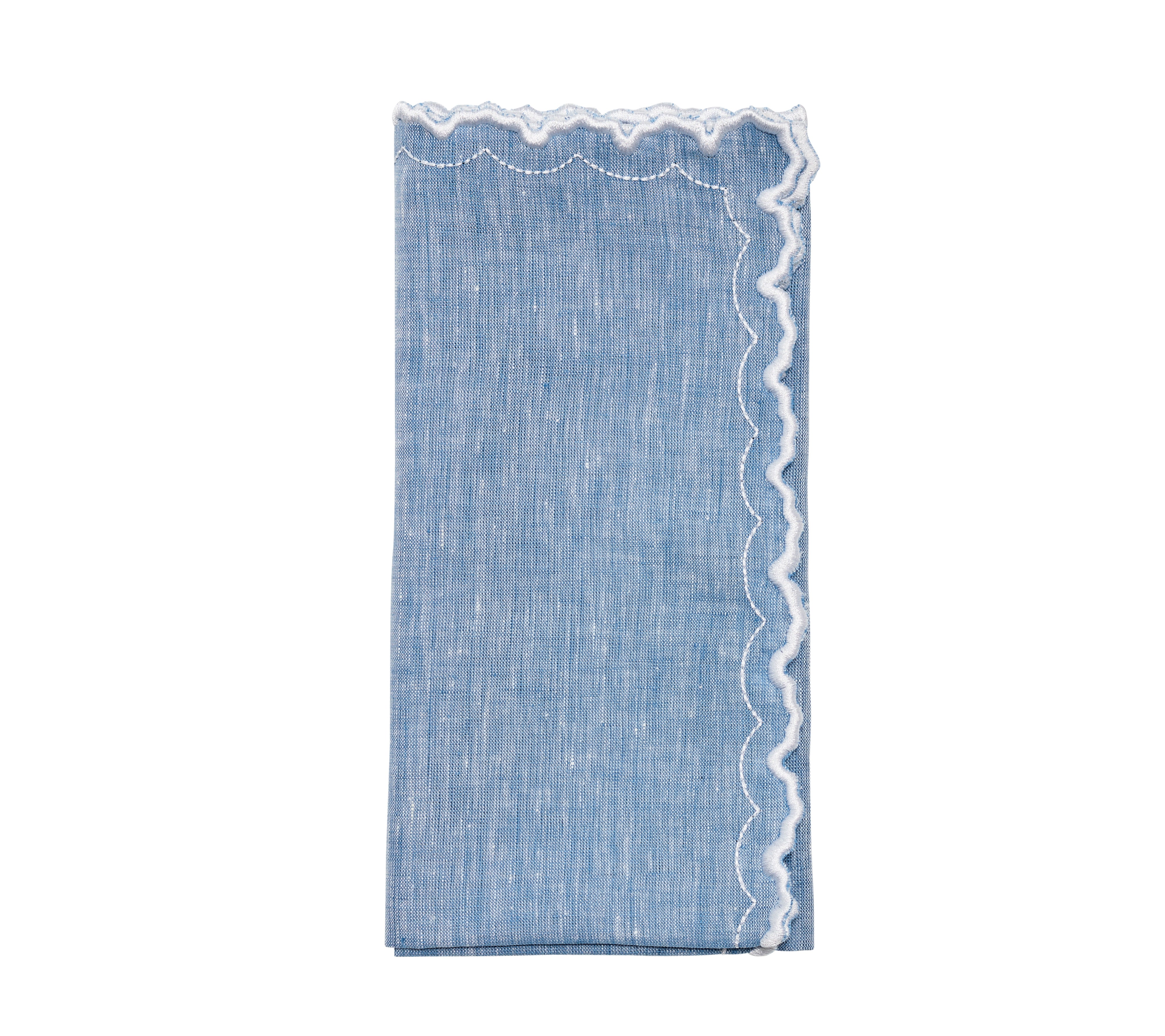 Arches Napkin in Blue & White, Set of 4