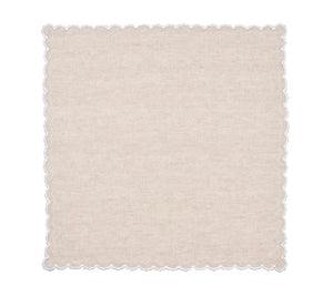 Arches Napkin in Natural & White, Set of 4