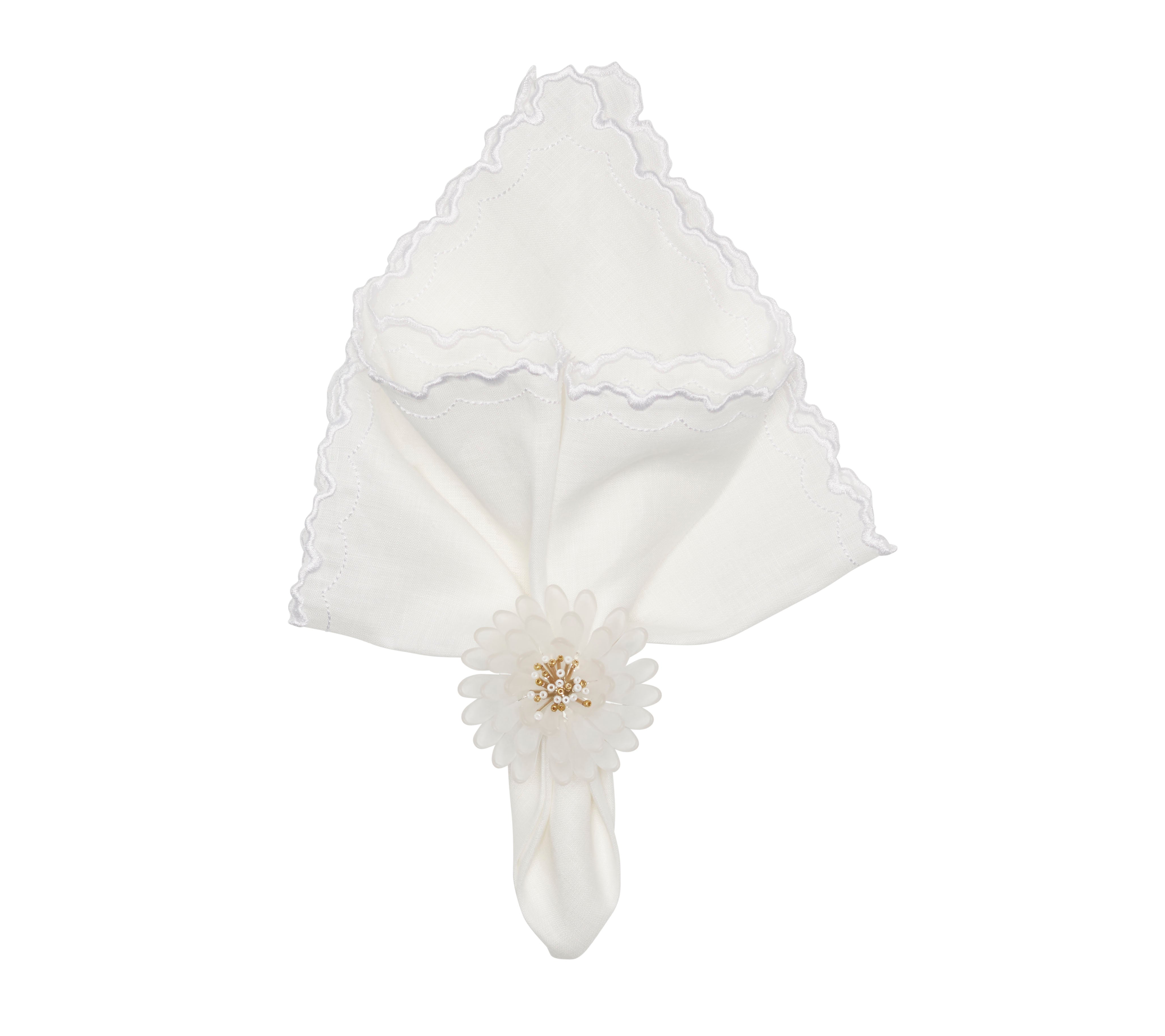 Arches Napkin in White, Set of 4