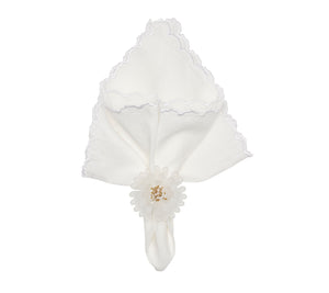 Arches Napkin in White, Set of 4